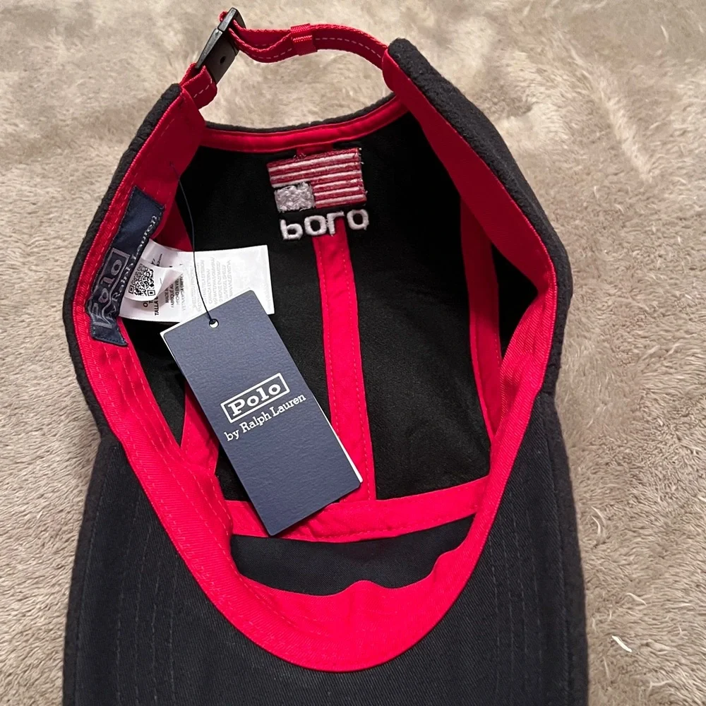 New Mens POLO RALPH LAUREN Olympic Closing Ceremony adjustable fleece hat. - Picture 4 of 4